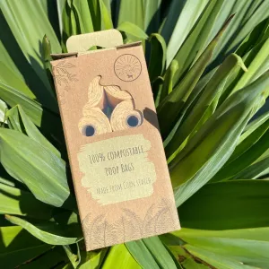 100% Compostable Poop Bags