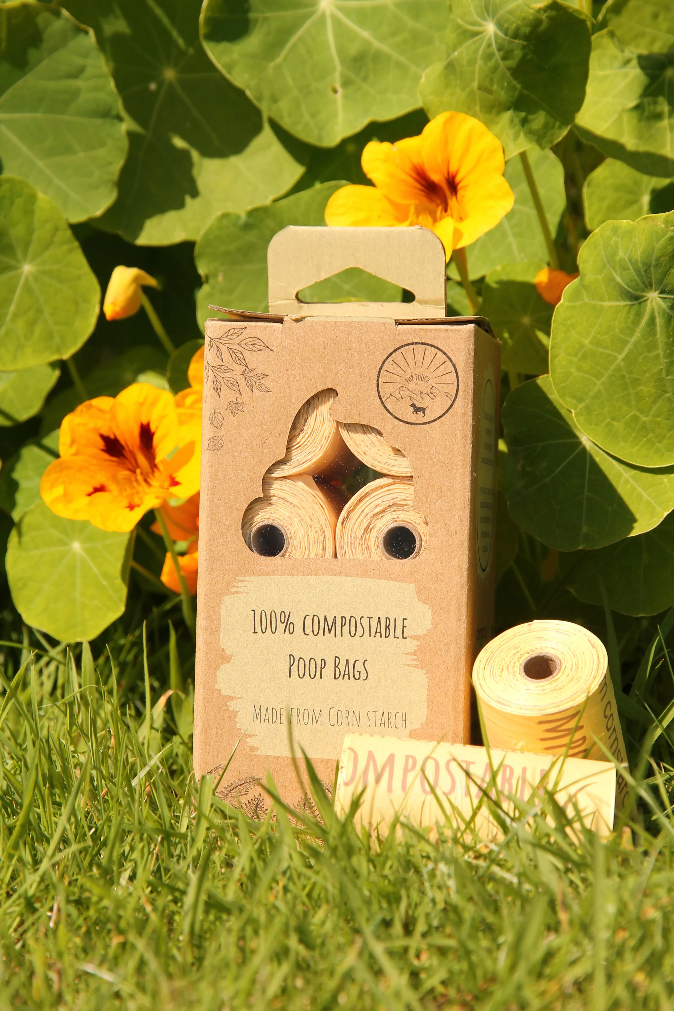100% Compostable Poop Bags