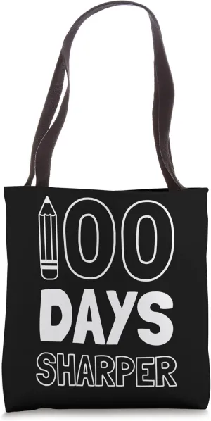 100 Days Sharper - 100th Day of School teacher Kids Tote Bag