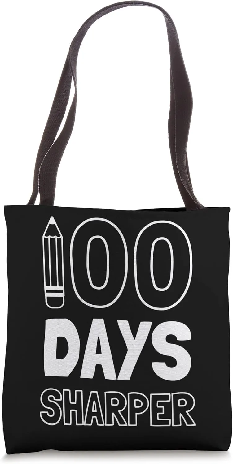 100 Days Sharper - 100th Day of School teacher Kids Tote Bag
