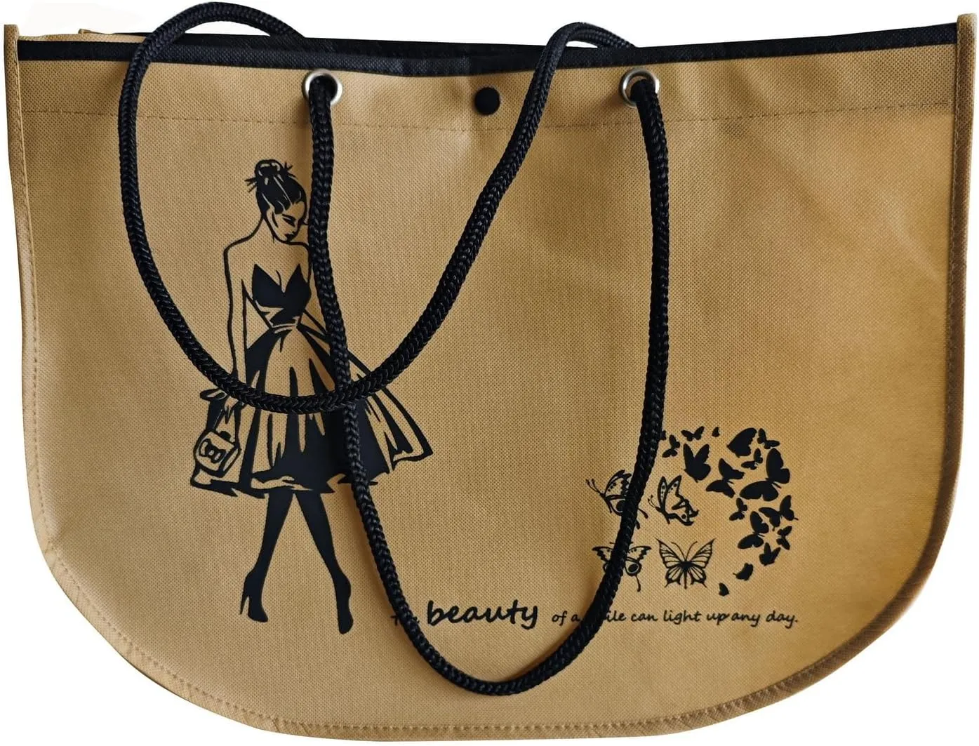 10PCS/5PCS Optional Non Woven Shopping Tote Bag Gift Bag Grocery Bag Wedding Party Bag Reusable Bag
