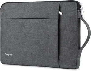 13-14 Inch Laptop Sleeve Shockproof Lightweight Case Carrying Bag Compatible with MacBook Pro 14 13 inch/MacBook Air 13.3/ Dell XPS 13/ Surface Laptop 13.5/ iPad Pro 12.9 - Gray
