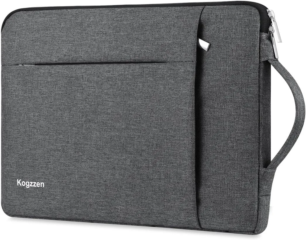 13-14 Inch Laptop Sleeve Shockproof Lightweight Case Carrying Bag Compatible with MacBook Pro 14 13 inch/MacBook Air 13.3/ Dell XPS 13/ Surface Laptop 13.5/ iPad Pro 12.9 - Gray