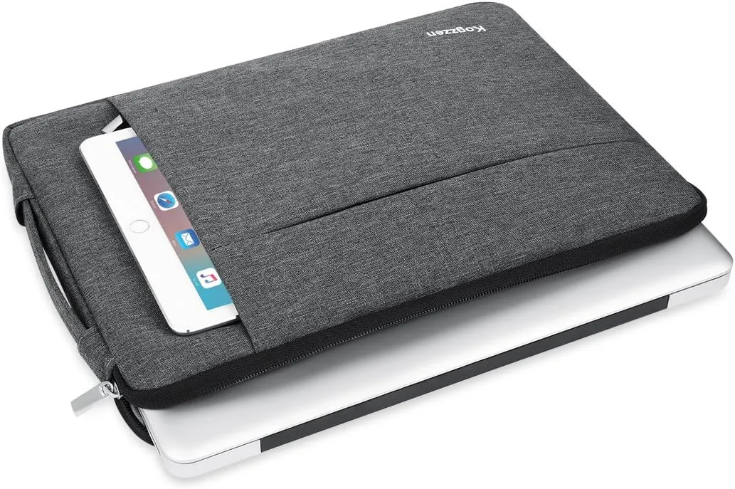 13-14 Inch Laptop Sleeve Shockproof Lightweight Case Carrying Bag Compatible with MacBook Pro 14 13 inch/MacBook Air 13.3/ Dell XPS 13/ Surface Laptop 13.5/ iPad Pro 12.9 - Gray