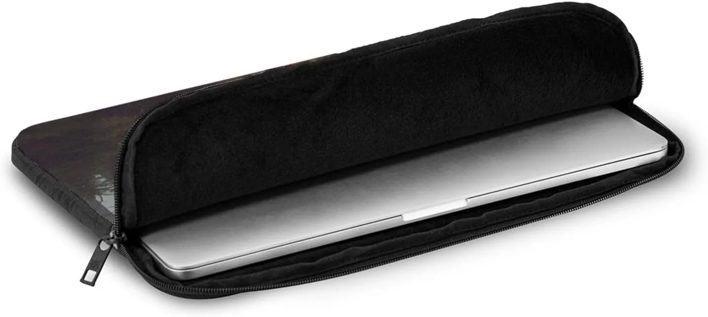 13 Inch Laptop Sleeve Bag Waterproof Shockproof Laptop Case Bag Foggy Pine Forest Computer Skin Bags Lightweight Tablet Carrying Case