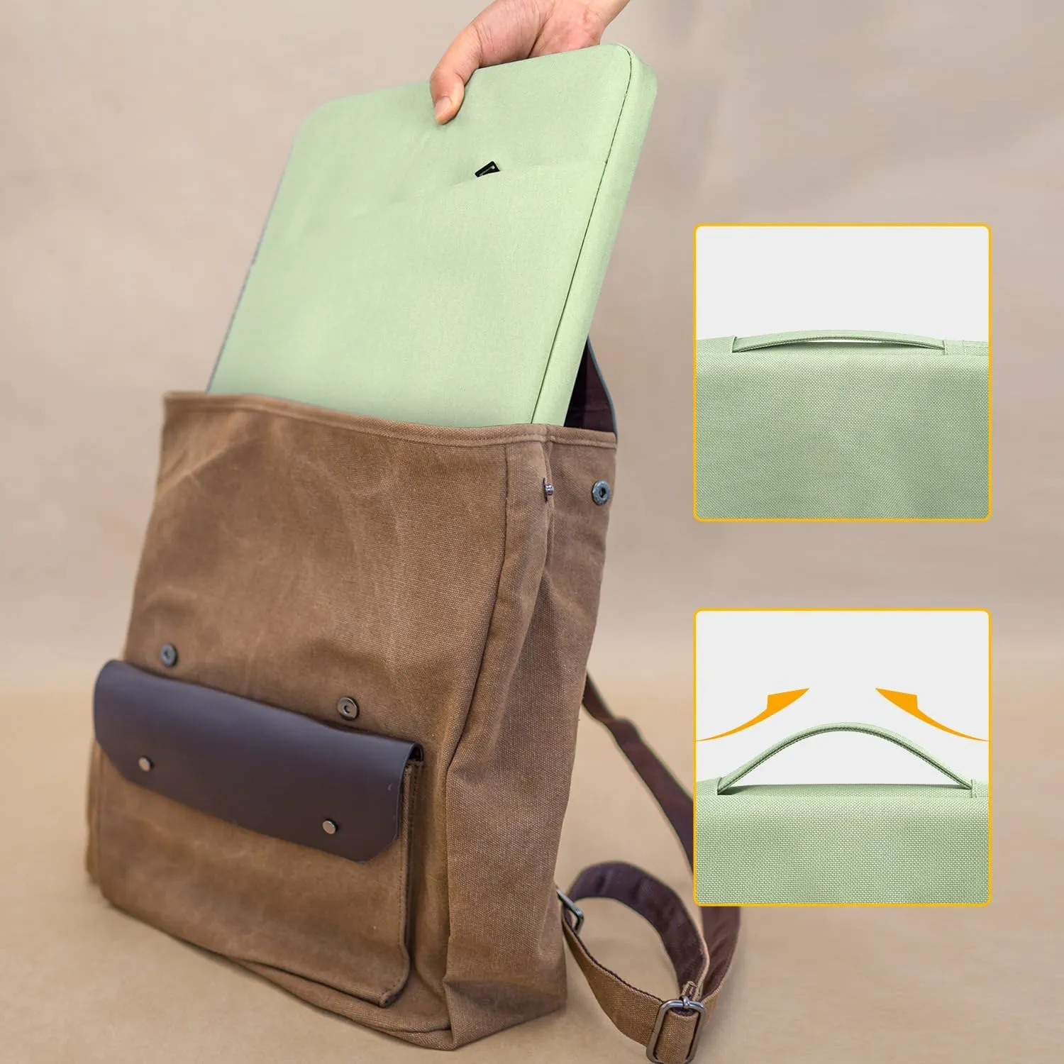 14 Inch Laptop Case Computer Sleeve for HP Lenovo Acer Dell Chromebook/Stream/Aspire 3, Lenovo IdeaPad/ThinkPad, ASUS Chromebook/Vivobook Go, Dell Latitude 7490 Bag, Green