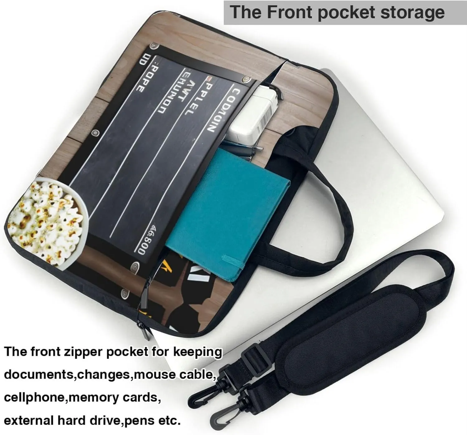 15.6 Inch Laptop Bag - Case with Soft Interior, Multiple Pockets - Ideal, Travel and Business Chicago Reflect
