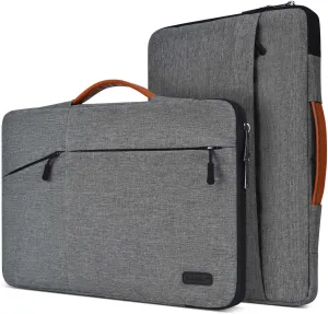 15.6 inch Laptop Case Sleeve for HP Envy x360 / OMEN 15 /Pavilion 15, Acer Aspire 5, Lenovo IdeaPad 15.6, Dell Latitude 15, Inspiron 15, ASUS Vivobook 15 Computer Handle Bag(Space Grey)