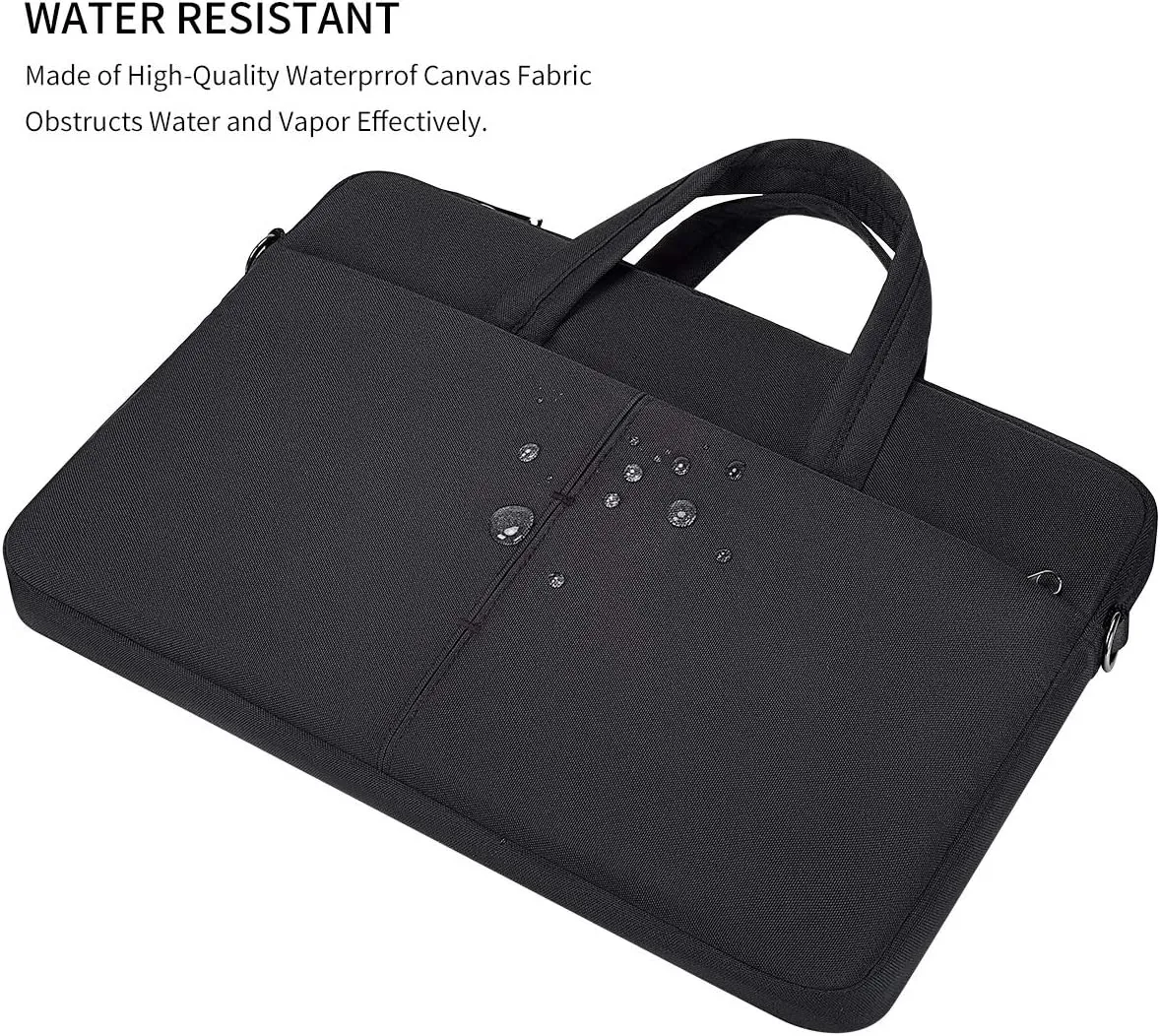 17-17.3 Inch Laptop Case with Shoulder Strap for HP 17.3/ Pavilion 17/ Envy 17/ OMEN 17, Acer Chromebook 17, Asus Vivobook Pro 17/TUF 17/ROG 17.3, Dell Inspiron 17 Notebook Computer(Black)