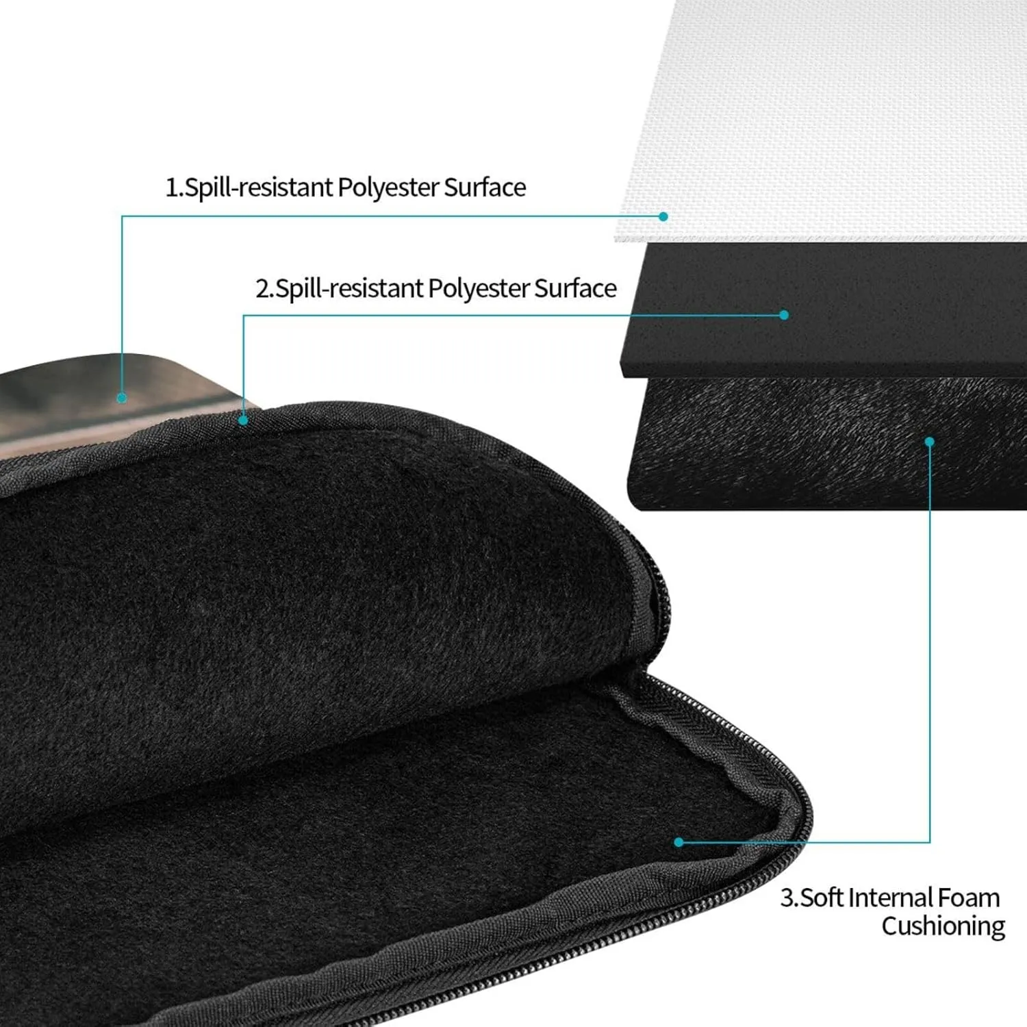17 Inch Laptop Sleeve Bag Waterproof Shockproof Laptop Case Bag Basketball Shot Computer Skin Bags Lightweight Tablet Carrying Case