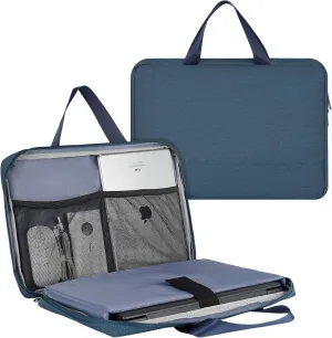 17.3 Inch Laptop Bag Men Women Briefcase with Organizer Compatible HP Envy 17 17t/Pavilion 17, Dell Inspiron 17/G3 G7 17.3, Ideapad 330 L340 17.3, Acer Aspire 17.3, ROG MSI GS75 17.3 Case, Blue