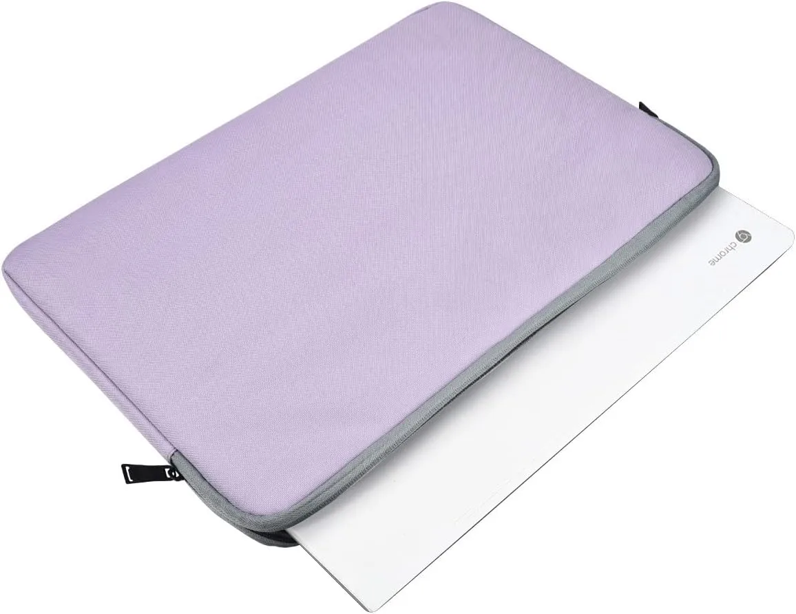 17.3 Inch Laptop Sleeve, 17 Inch Laptop Case for HP Pavilion/HP Envy x360/ASUS TUF Gaming/Dell Inspiron/Lenovo Ideapad/LG Gram/Acer Chromebook 317 Carrying Bag for Women, Purple
