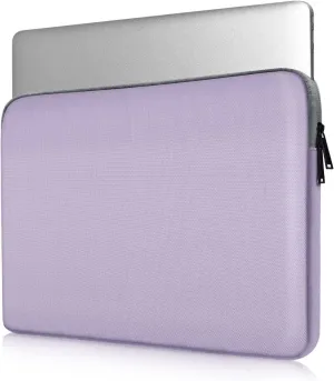 17.3 Inch Laptop Sleeve, 17 Inch Laptop Case for HP Pavilion/HP Envy x360/ASUS TUF Gaming/Dell Inspiron/Lenovo Ideapad/LG Gram/Acer Chromebook 317 Carrying Bag for Women, Purple