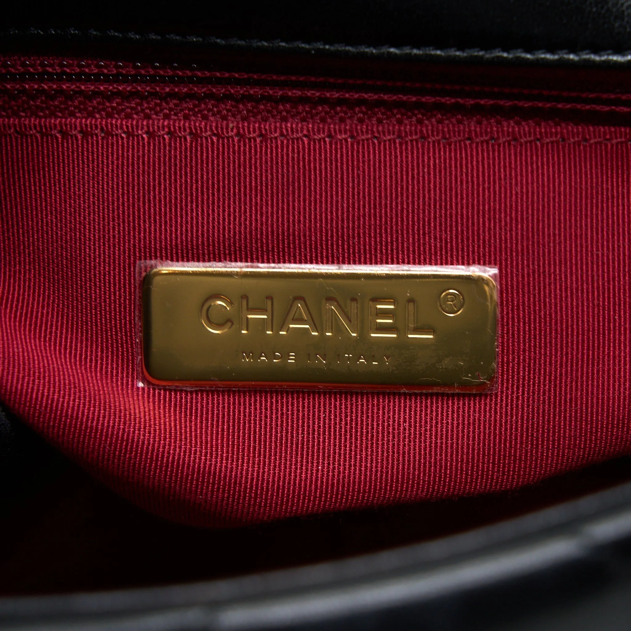19 Hardware Black Safe transactions Small Bag Multicolour Excellent Lambskin Chanel