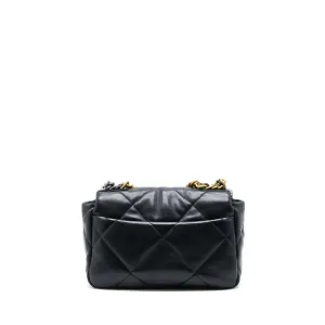 19 Hardware Black Safe transactions Small Bag Multicolour Excellent Lambskin Chanel