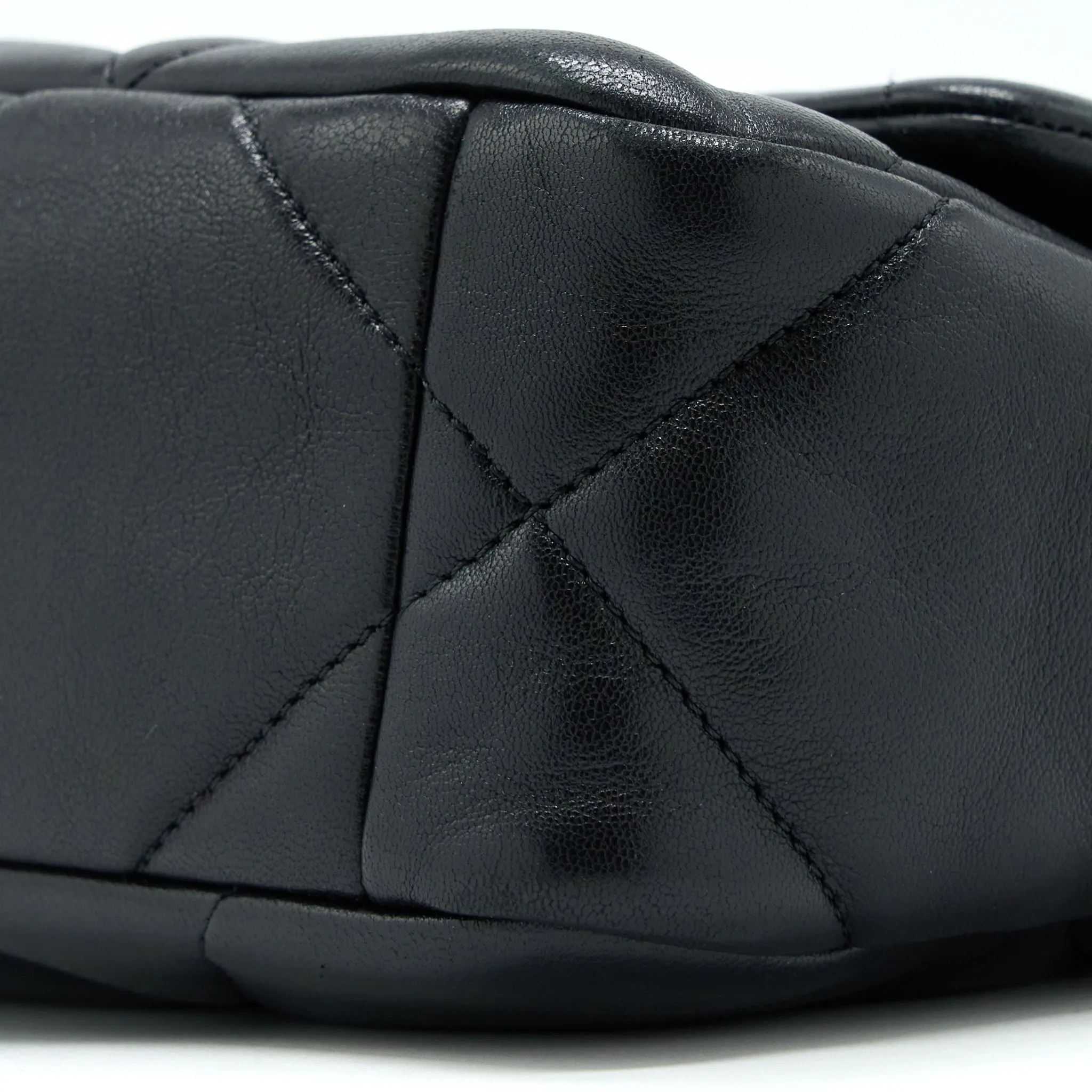 19 Hardware Black Safe transactions Small Bag Multicolour Excellent Lambskin Chanel