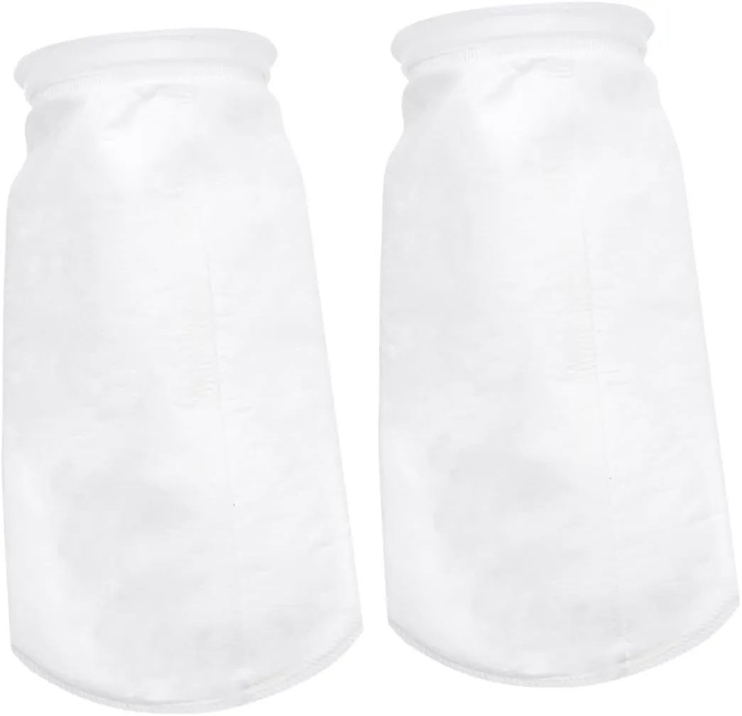 2-pack Non-woven Soy Milk Filter Bag Nut Milk Bag for Yogurt Cheese Reusable Strainer for Juice Cheesecloth Food Strainer 1um Filter Pouch