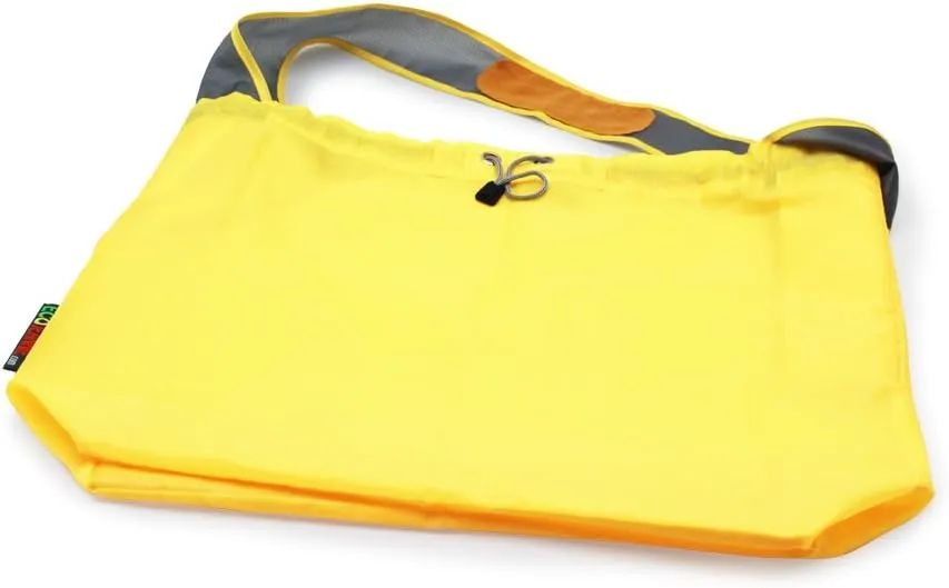 2 Pack Ripstop Nylon Draw-String Reusable Shopping Bag, Reusable Grocery Bag, Built-in Pouch, Inner Pocket