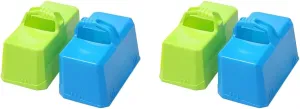 2 Pack Sand Brick Maker Set - Beach Sand for - Create Sandcastles & Snow Forts for Outdoor Play Summer Fun and Sandbox Adventures