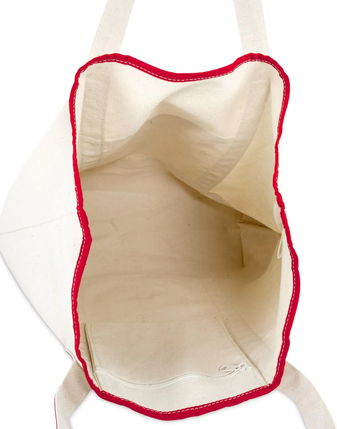 22" Open Top Heavy Duty Deluxe Tote Bag with Outer Pocket