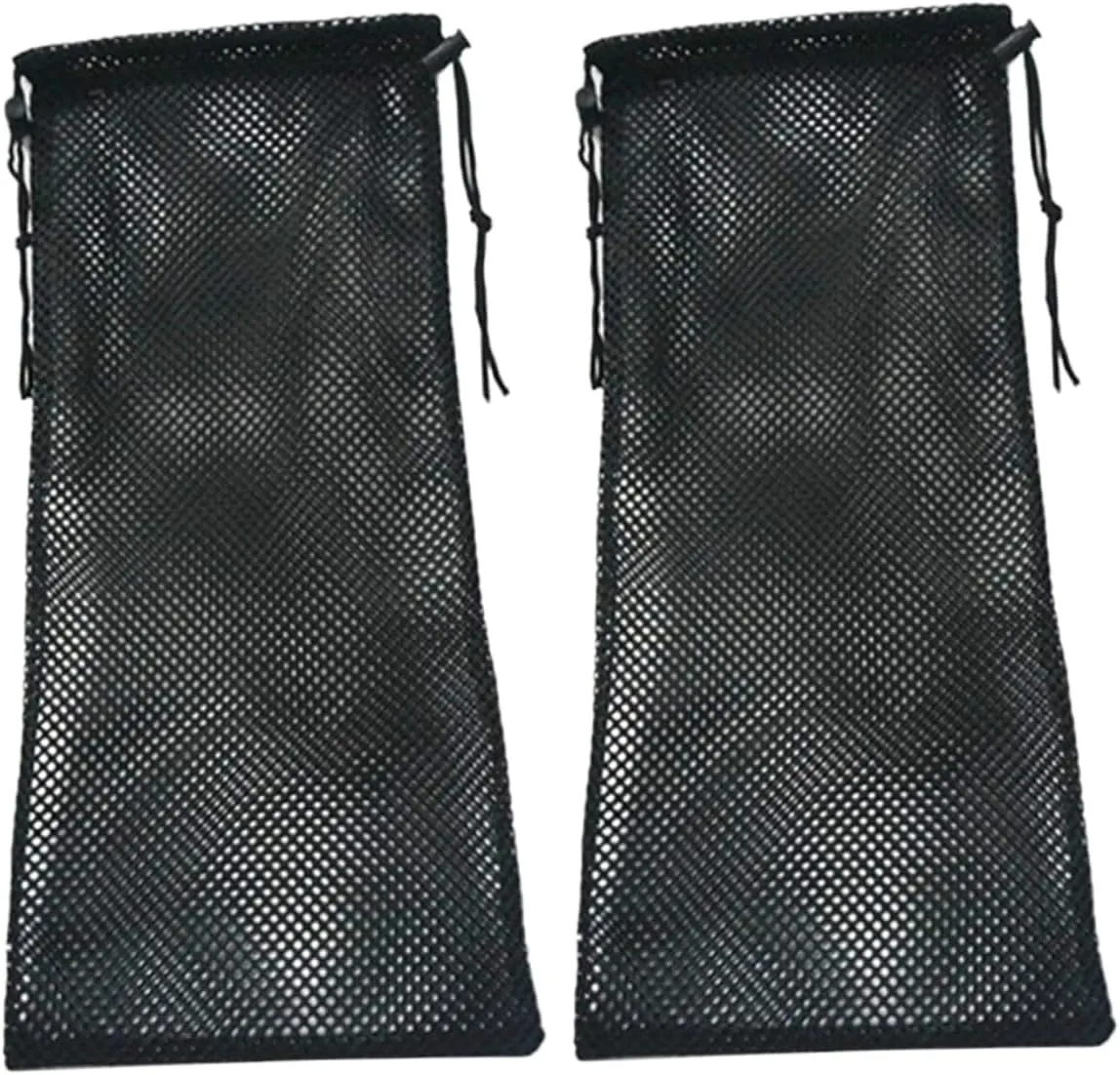 2pcs Snorkeling Mesh Bags for Scuba Diving Heavy Bag Drawstring Beach Swim Bag for Divers