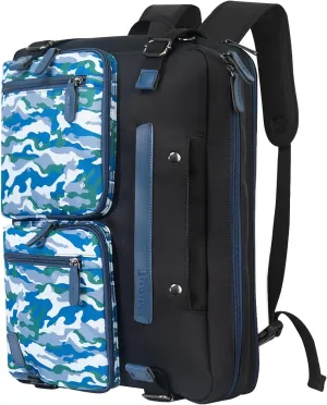 3 in 1 Computer Bag for Men, 17.3 Inch Laptop Backpack, Work Briefcase, Titan Sea