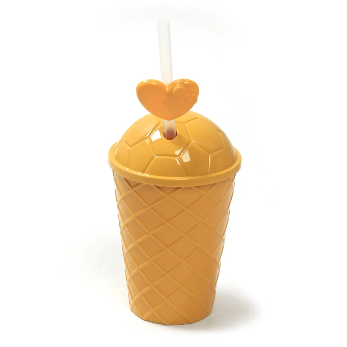 350 ML, Colored Cup with Lid and Straw for Kids