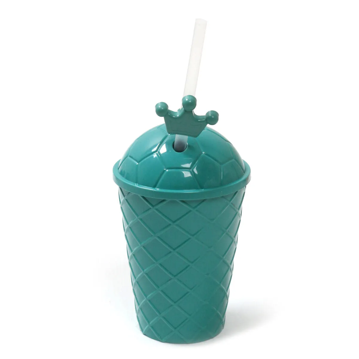 350 ML, Colored Cup with Lid and Straw for Kids