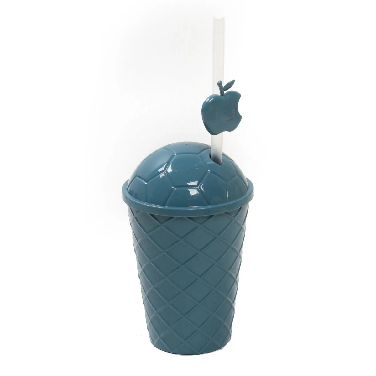 350 ML, Colored Cup with Lid and Straw for Kids