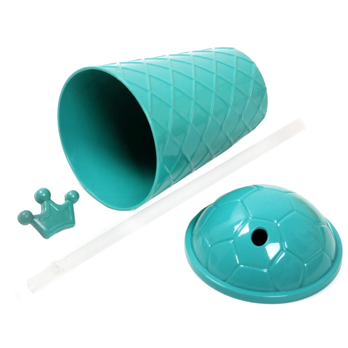 350 ML, Colored Cup with Lid and Straw for Kids