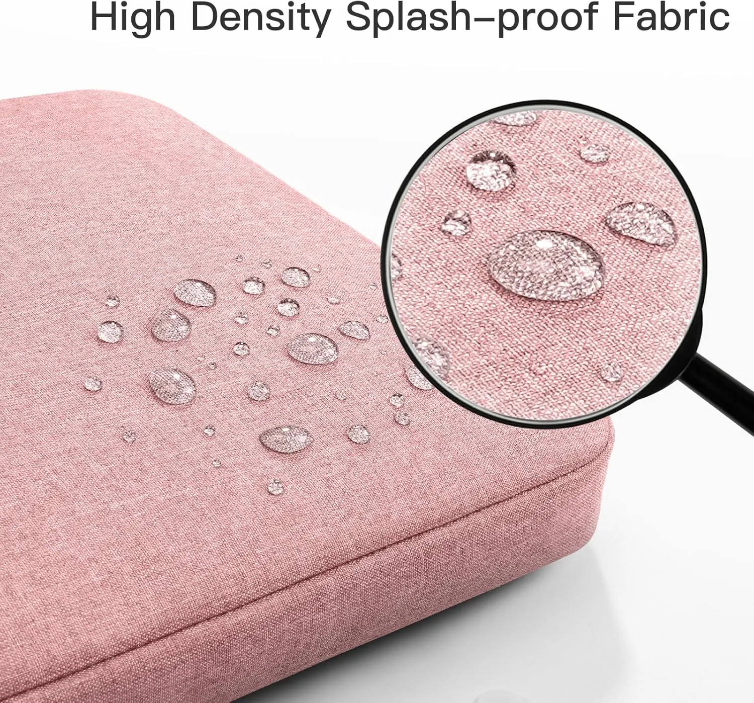 360° Protective Laptop Sleeve Bag 15.6-16.1 inch Splash-Proof Laptop Bag Sleeve Compatible with MacBook/HP/Dell/Lenovo/Asus Notebook, Suit for Travel/Business/College/Men/Women, Pink