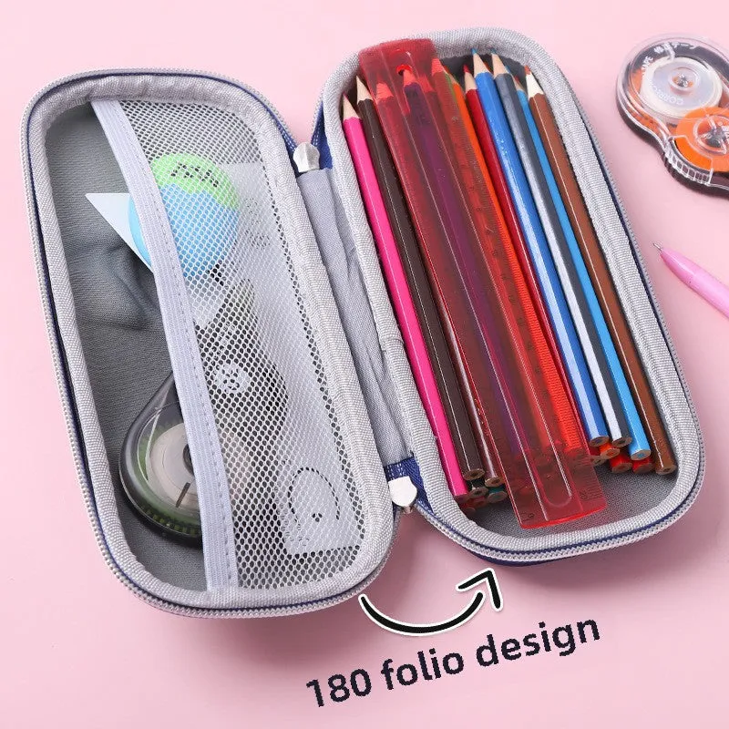3D Cartoon Pencil Case – Kids' Large Capacity Box