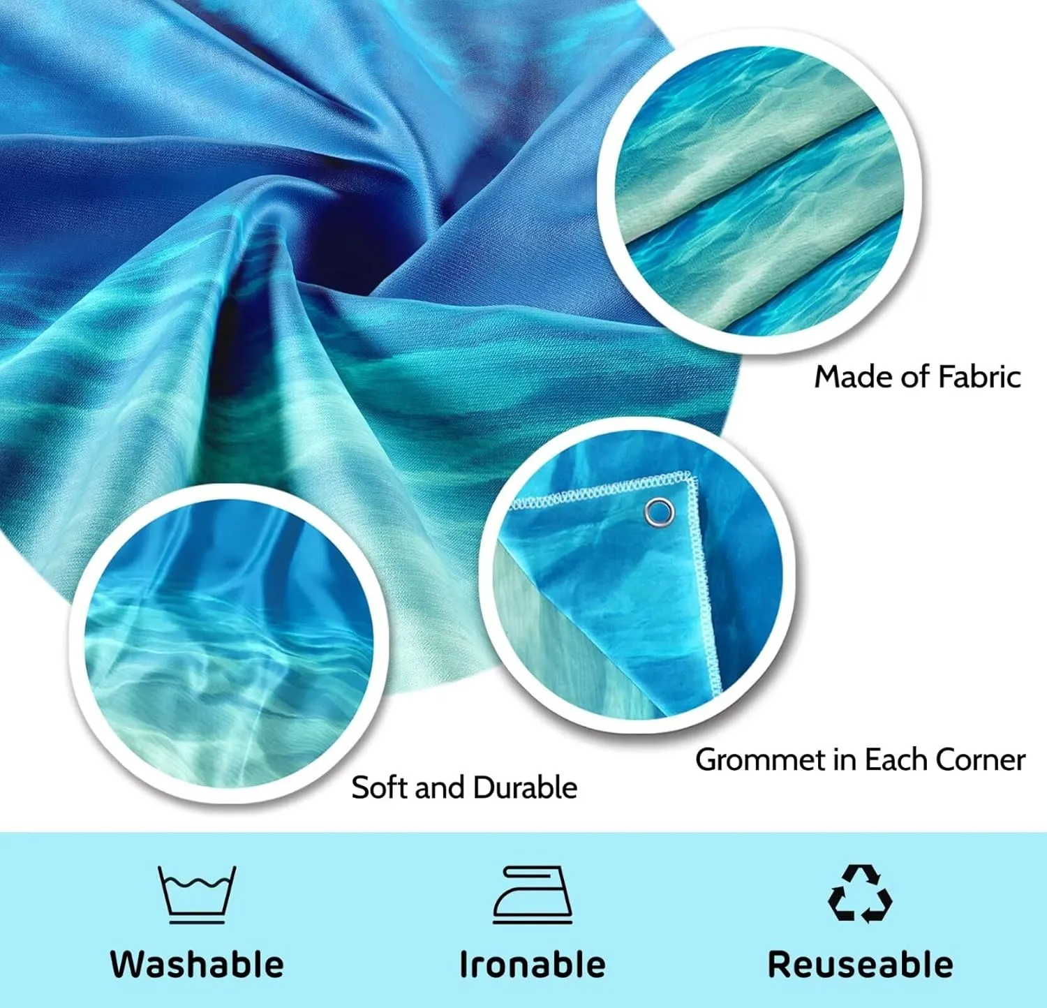 7x5ft Fabric Tropical Waterfall Backdrops Banner Green Forest Waterfall Photography Backgrounds for Explore Adventure Theme Party Decorations Banner Photo Props