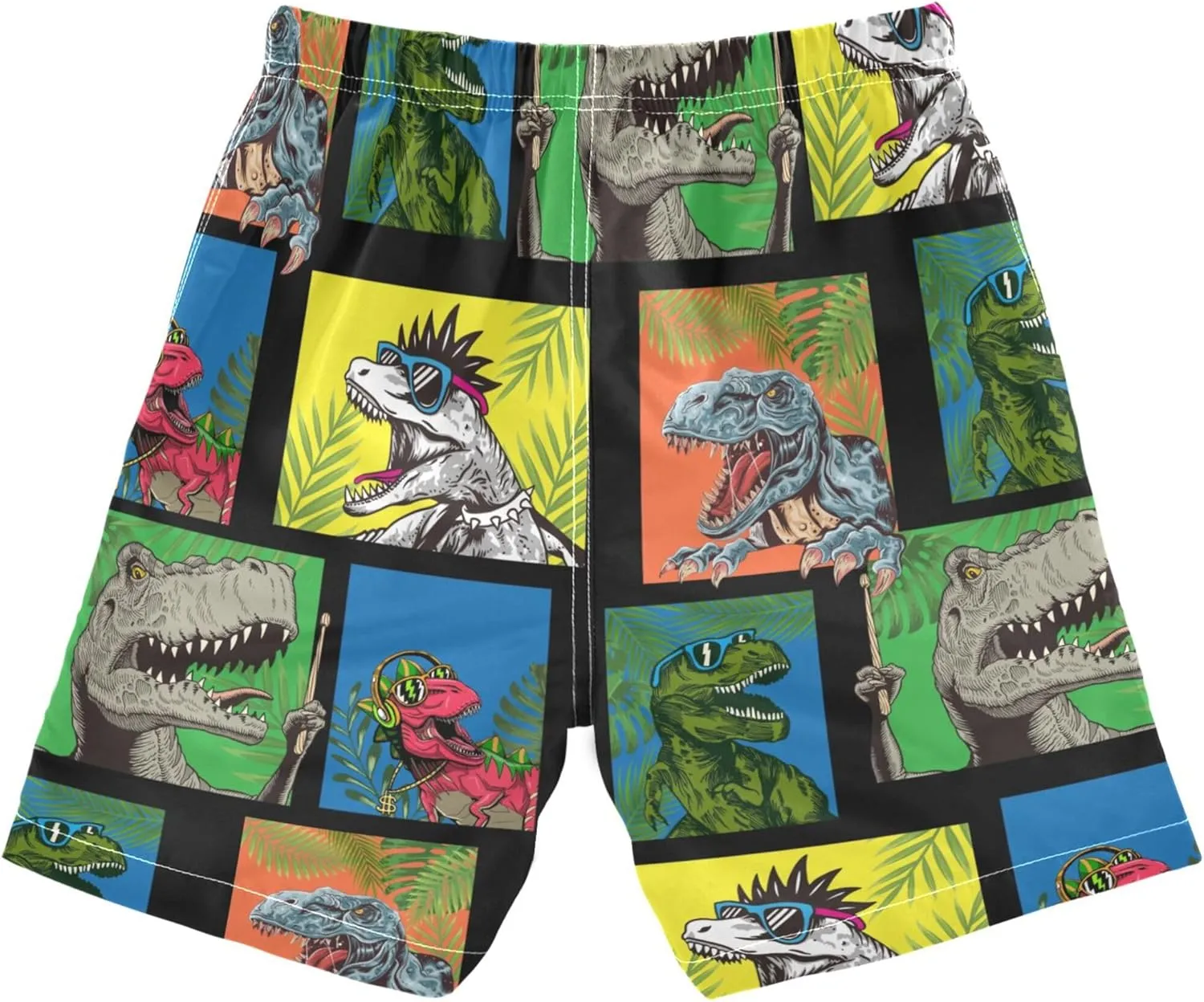 8-12T Boys Swim Trunks Quick Dry Board Shorts Swimwear Beachwear with Mesh Lining M