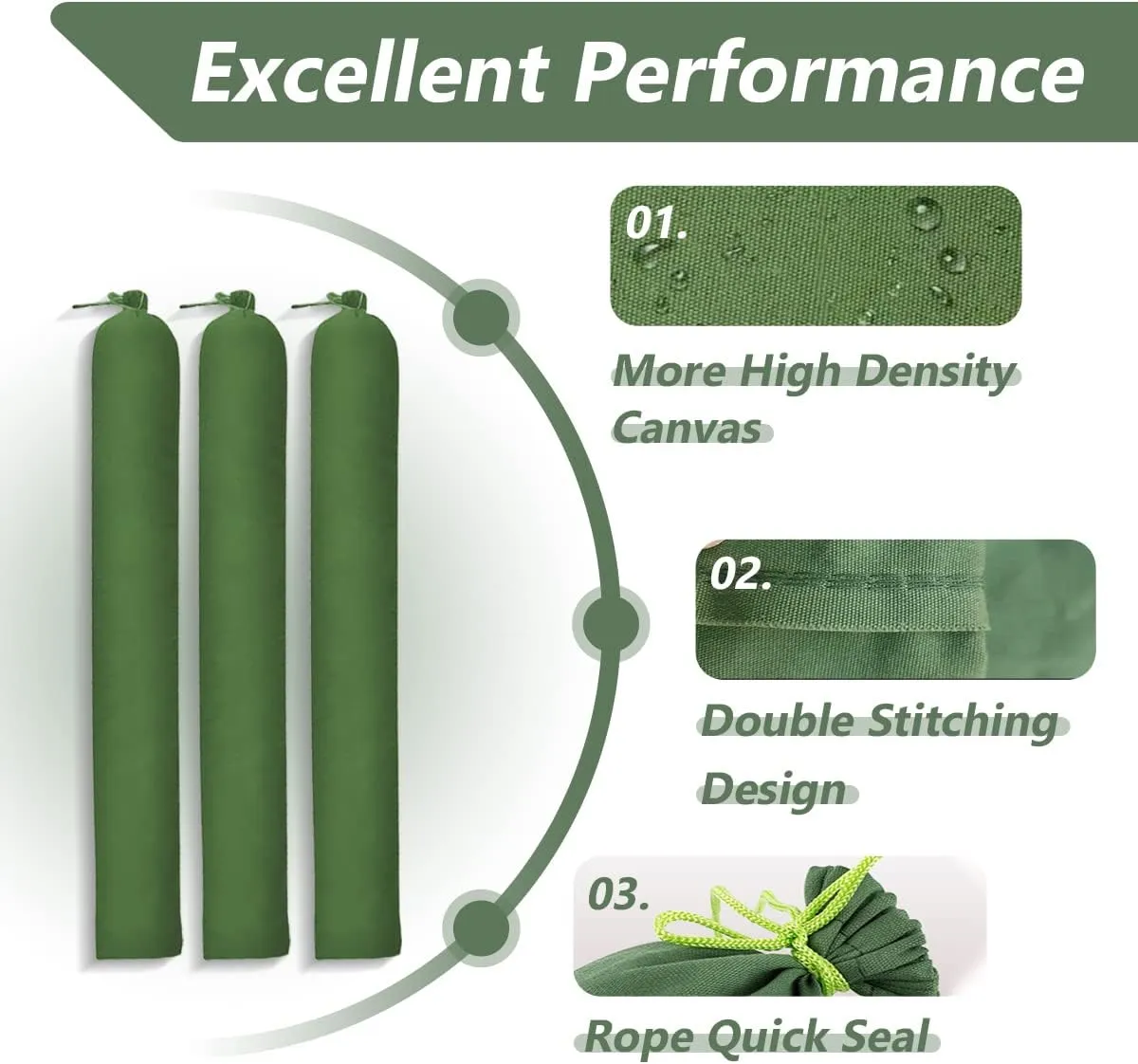 8 Pcs Sand Bags for Flooding with 2 Pcs Shovel, Thickened Canvas Sand Bags 6' x 6'' Water Barrier with Elastic Band, Reusable Sandbags for Flooding Garage Door Flood Control Hurricane in Rainy Season