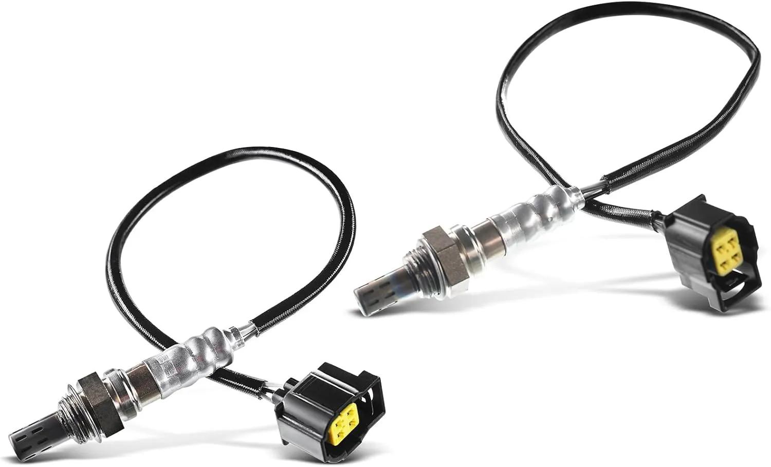 A-Premium O2 Oxygen Sensor Compatible with Jeep, Chrysler & Dodge Vehicles - Wrangler 2004-2006, Liberty 2004, Sebring 2004-2006, PT Cruiser 2004-2010, Caravan 2004-2007, Stratus, 2.4L 4.0L, 2-PC Set