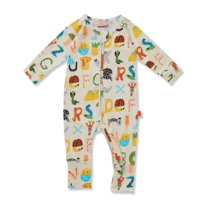 ABC Down Under Long Sleeve Zip Suit