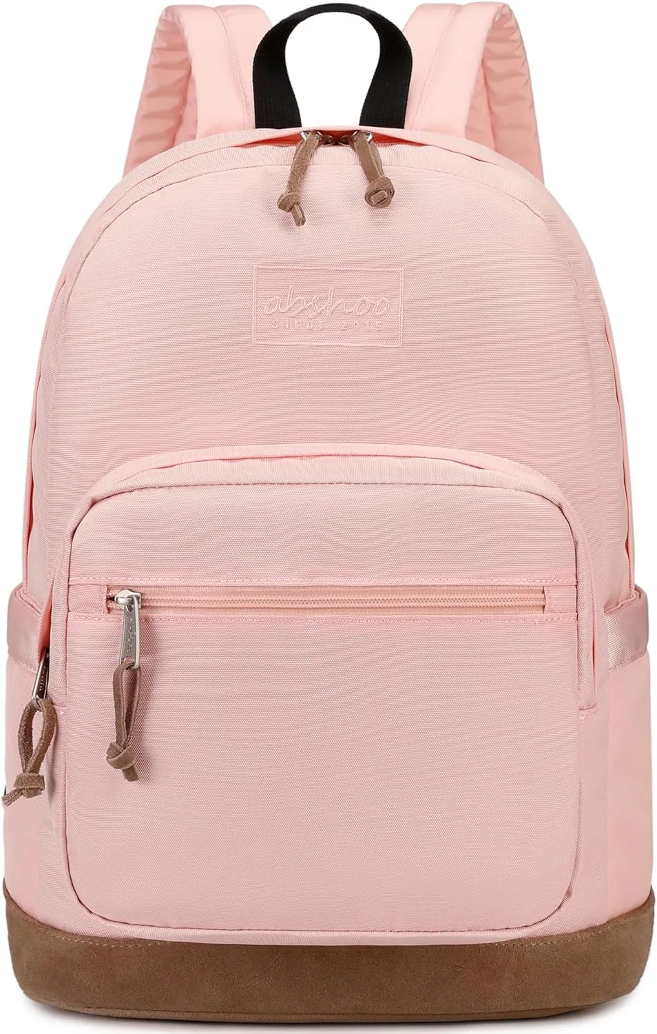abshoo Classic Teen College Laptop Backpack for School Women Middle High School Backpack For Girls School Bookbag (Pink)
