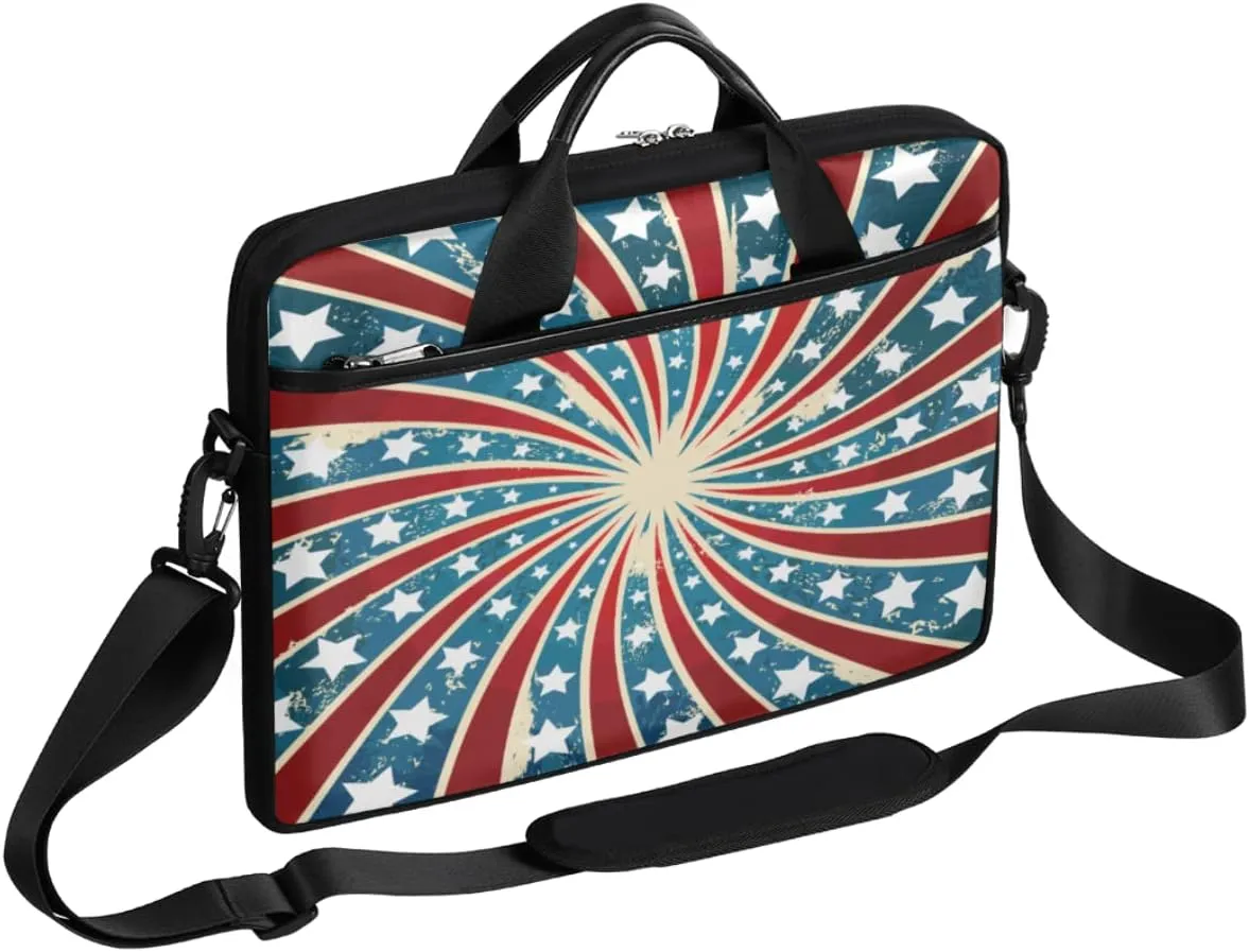 Abstraction Piano Key Laptop Shoulder Messenger Bag Waterproof Laptop Briefcase Handle Padded Strap