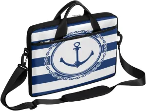 Abstraction Piano Key Laptop Shoulder Messenger Bag Waterproof Laptop Briefcase Handle Padded Strap