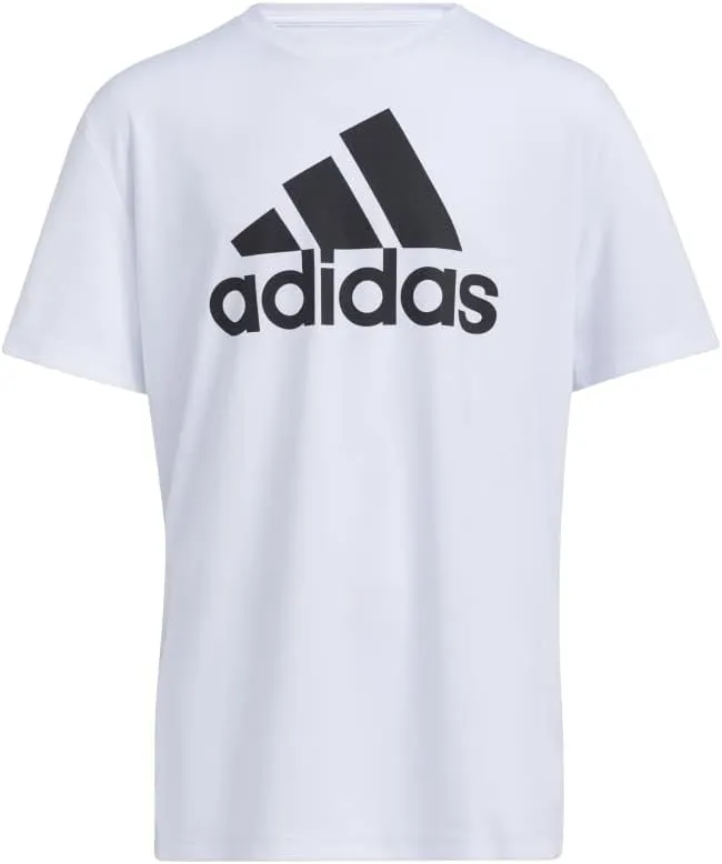 adidas Boys' Short Sleeve Aeroready Performance Logo Tee T-Shirt