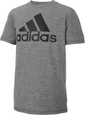 adidas Boys' Short Sleeve Aeroready Performance Logo Tee T-Shirt