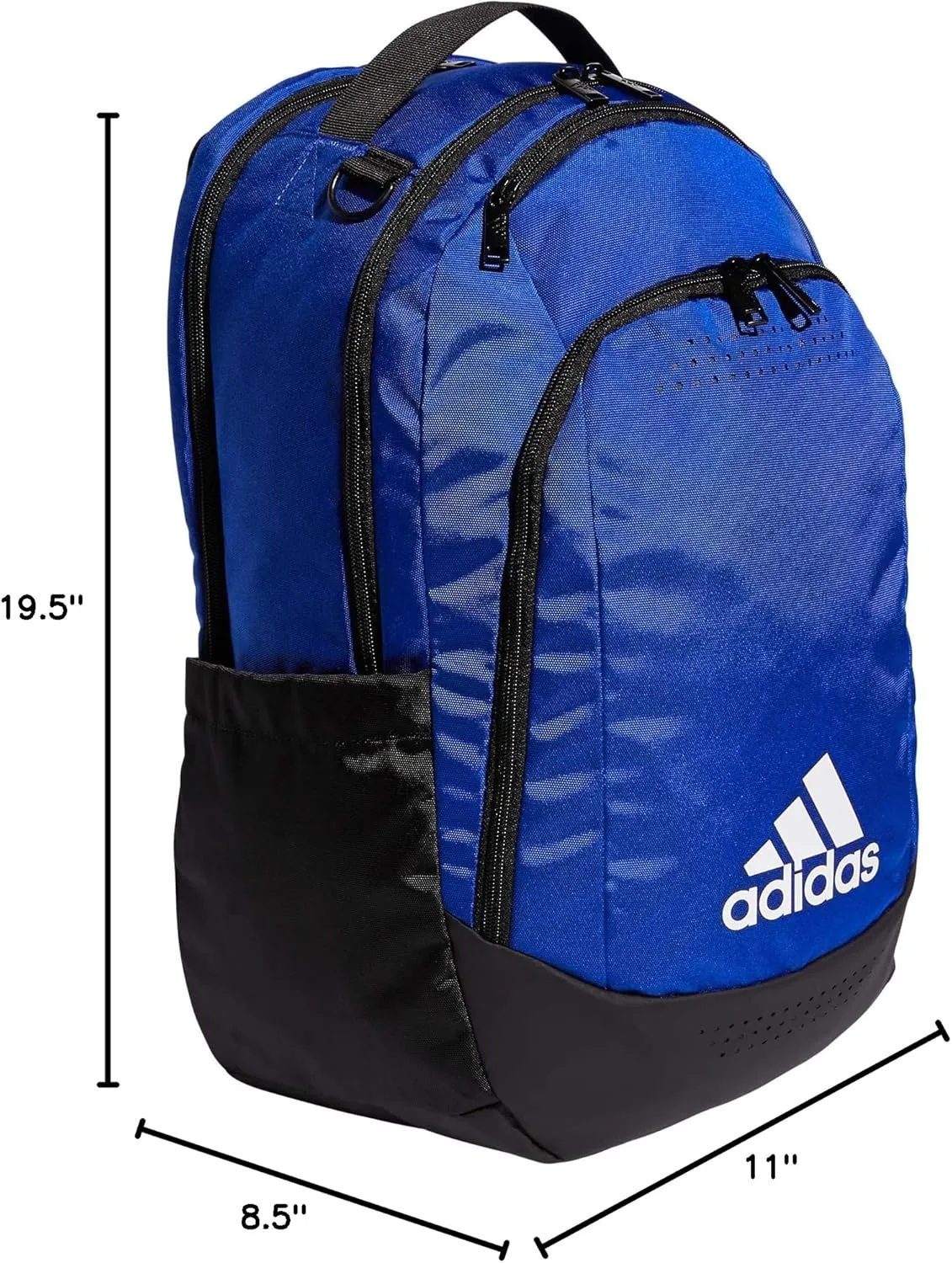 adidas Defender Sports Backpack with Shoe Compartment, Soccer Bag, Team Royal Blue, One Size