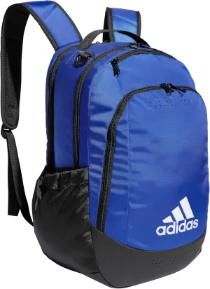 adidas Defender Sports Backpack with Shoe Compartment, Soccer Bag, Team Royal Blue, One Size