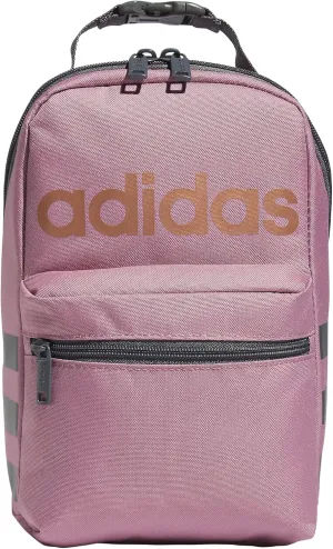 adidas Unisex Santiago Lunch Bag, Insulated School Food Container Box Discontinued, Wonder Orchid Purple/Rose Gold/2.0, One Size