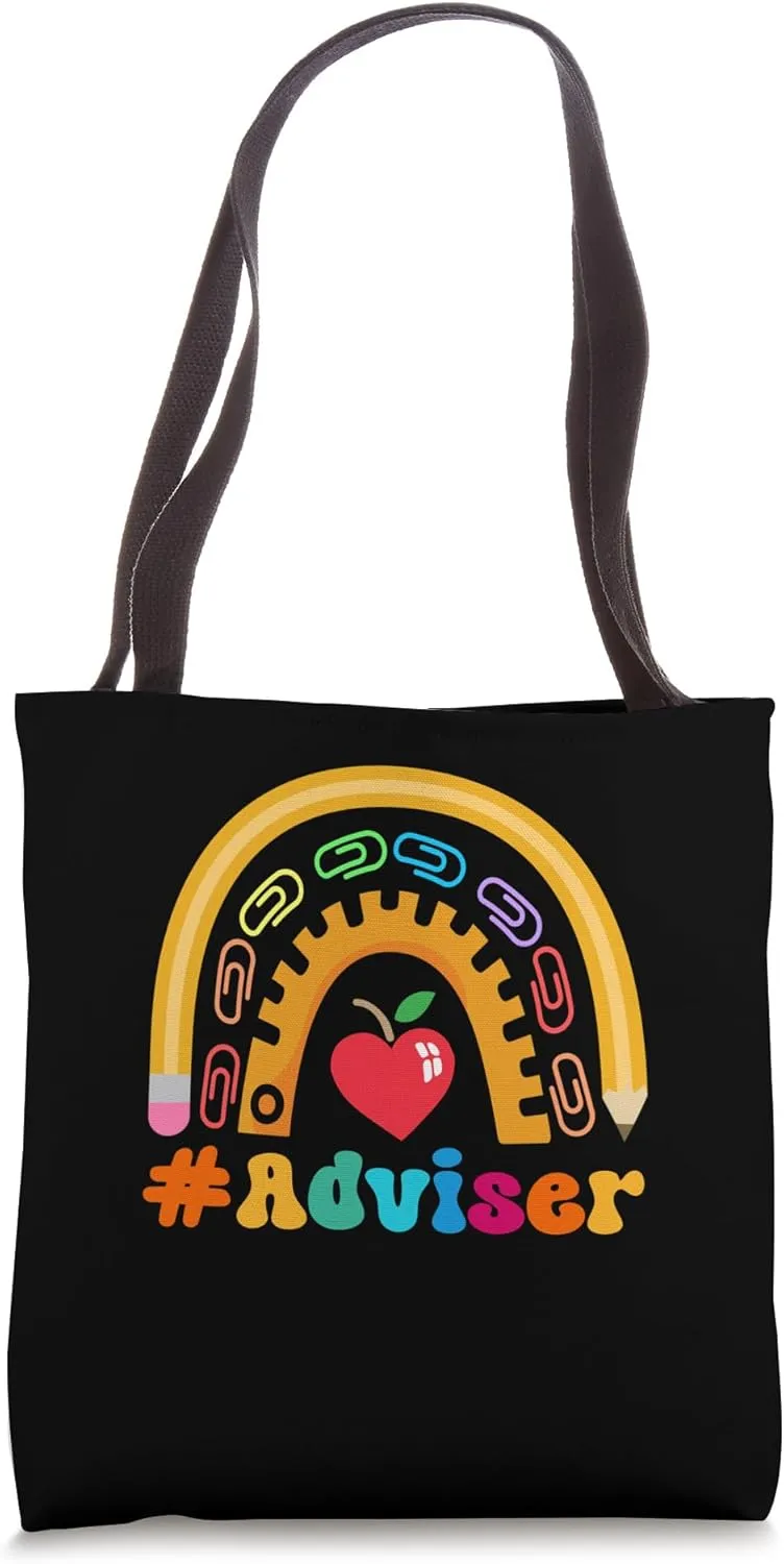 Adviser Appreciation Week Back to School 100th Day Tote Bag