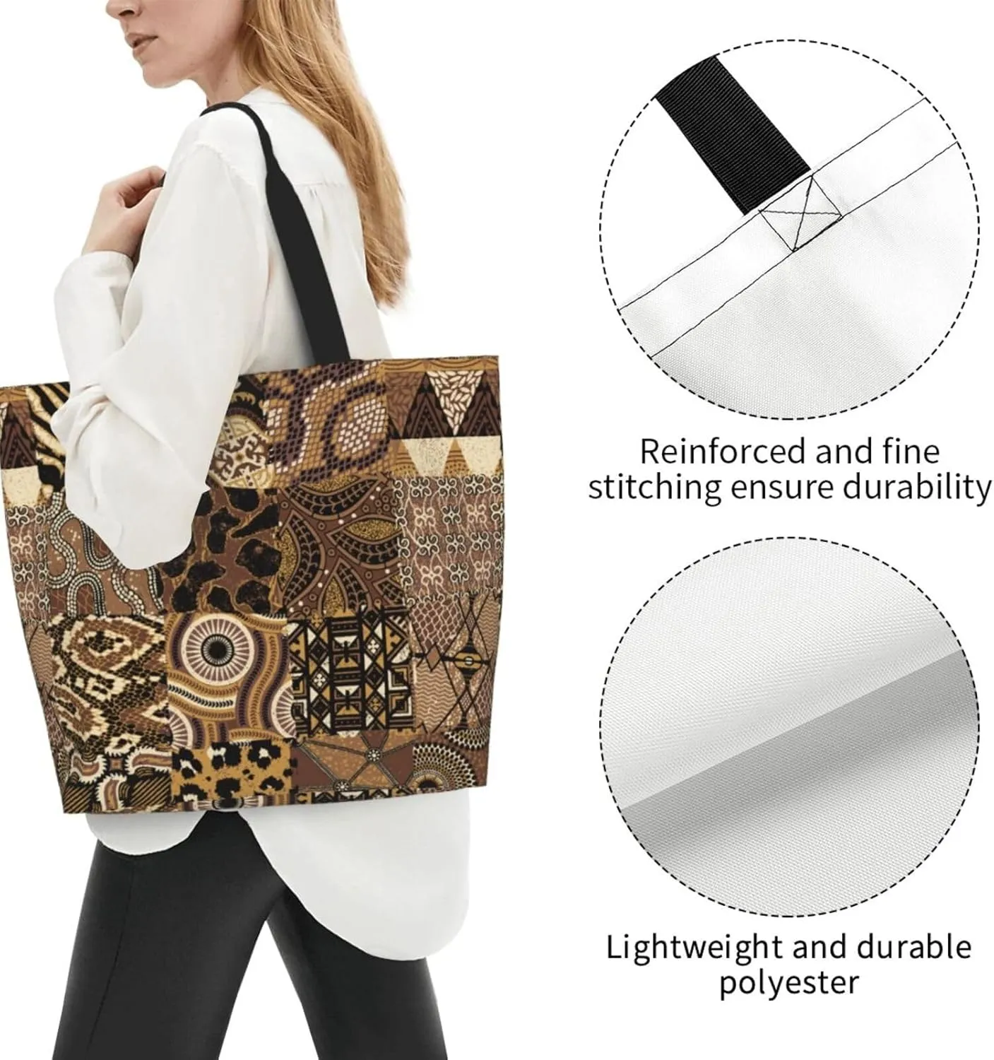 African Ethnic Grocery Bag Africa Shoulder Bag Handbag Shopping African Grocery Bags Tote Bag African Art Bag