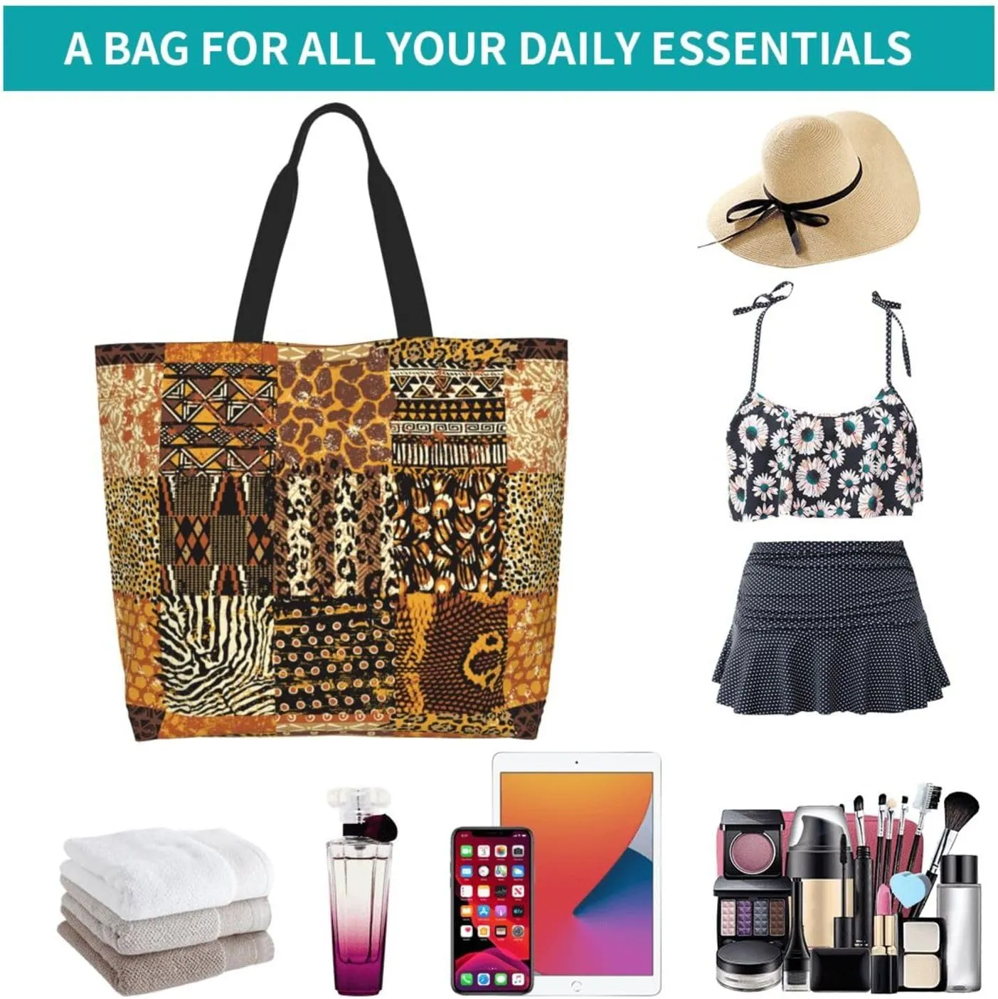 African Ethnic Grocery Bag Africa Shoulder Bag Handbag Shopping African Grocery Bags Tote Bag African Art Bag