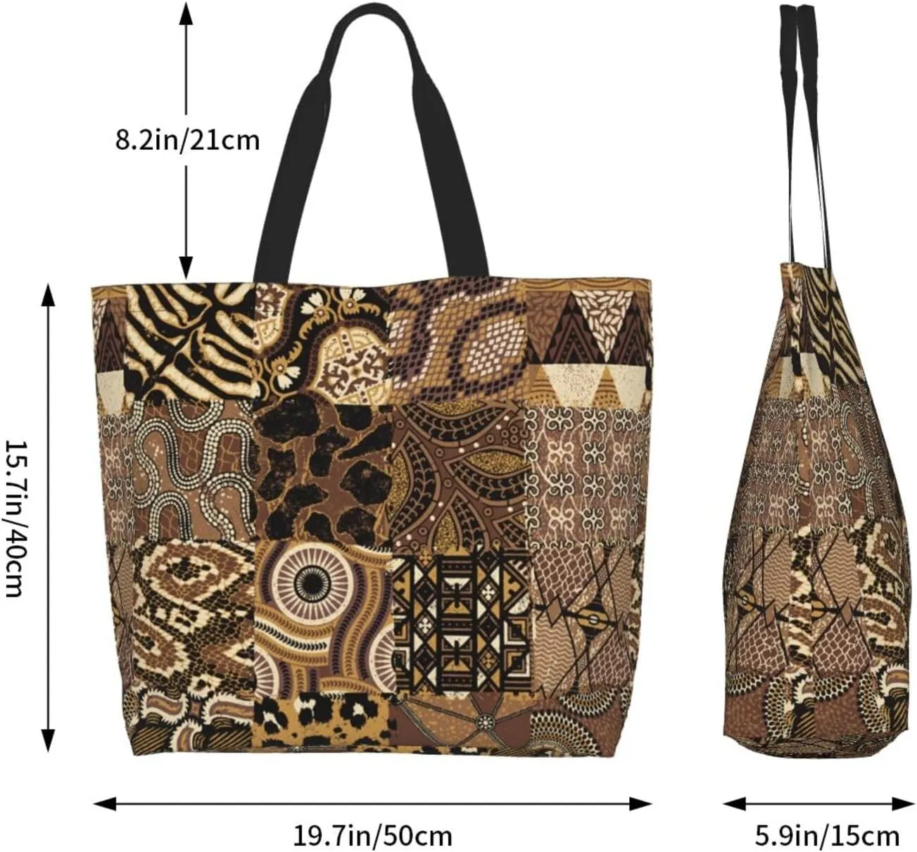 African Ethnic Grocery Bag Africa Shoulder Bag Handbag Shopping African Grocery Bags Tote Bag African Art Bag