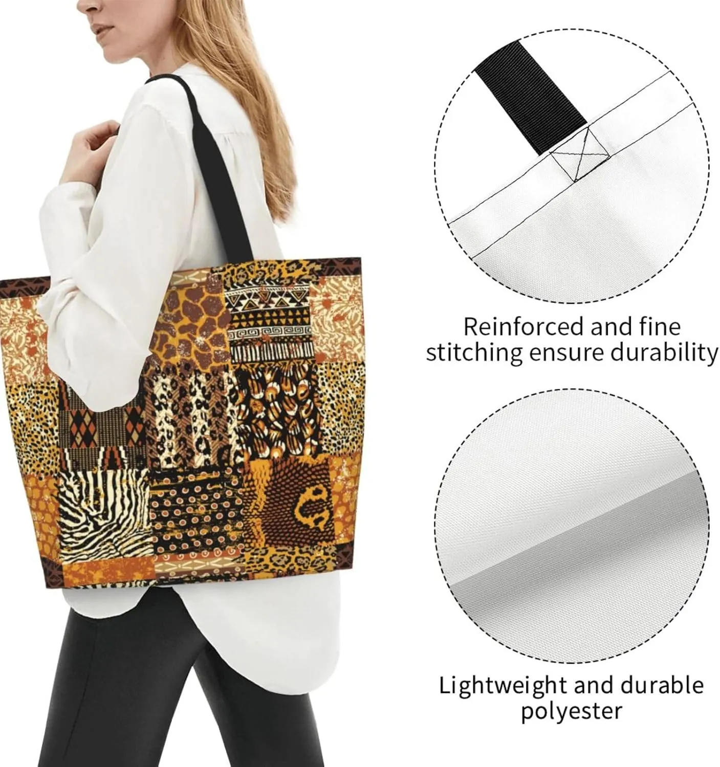 African Ethnic Grocery Bag Africa Shoulder Bag Handbag Shopping African Grocery Bags Tote Bag African Art Bag